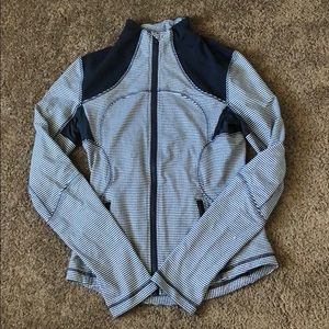 navy Lululemon zip up